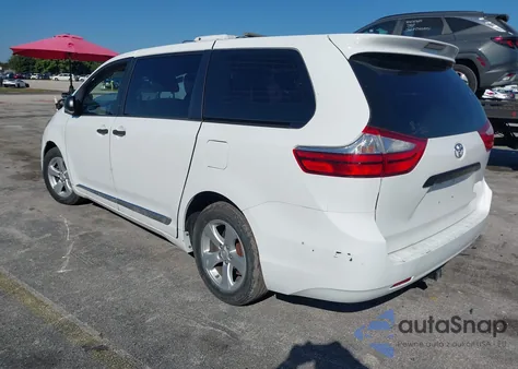 2015 Toyota Sienna L 7 Passenger from USA, damaged, VIN 5TDZK3DC8FS570356